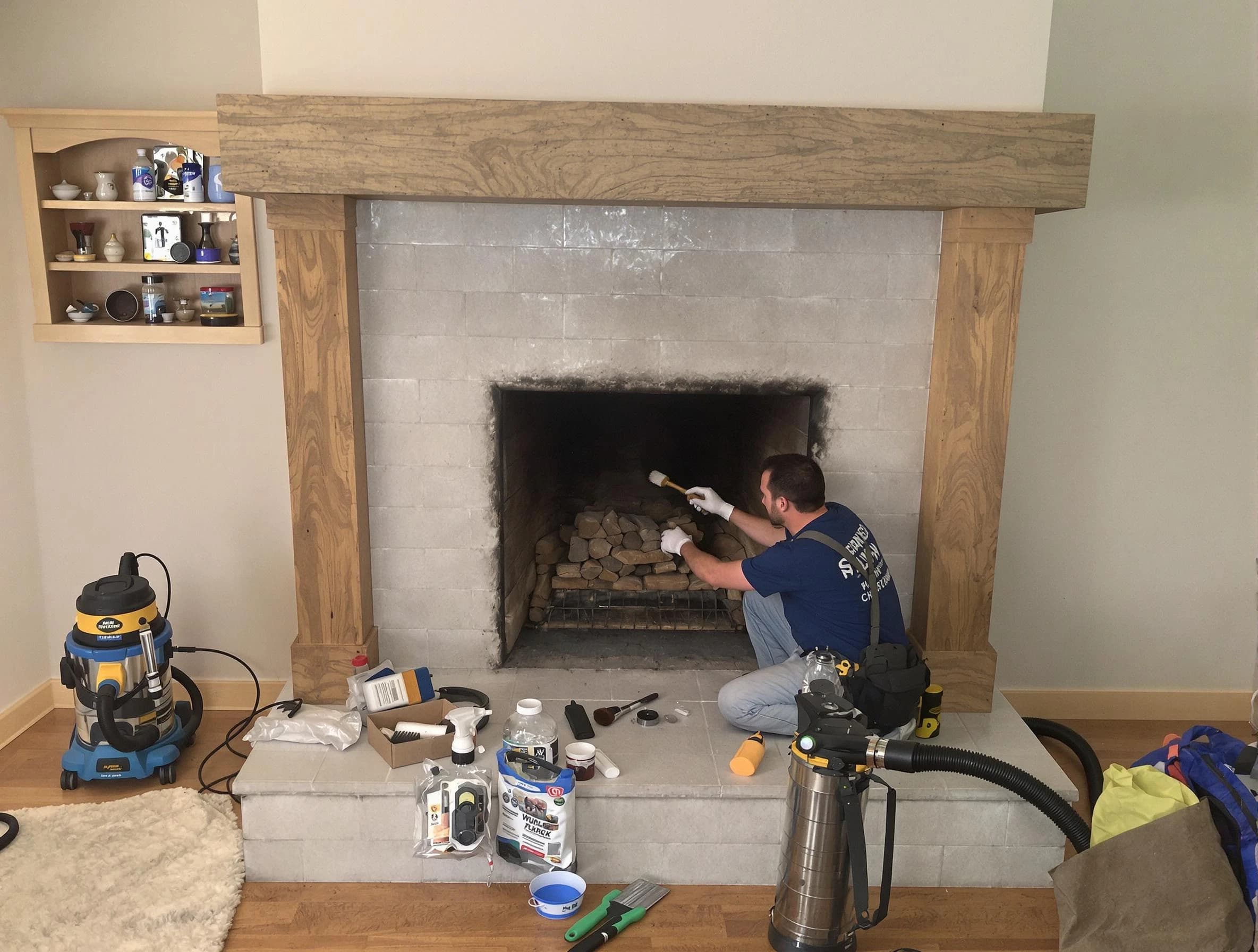 Detailed creosote removal process by Hyrum Chimney Sweep in Hyrum, UT