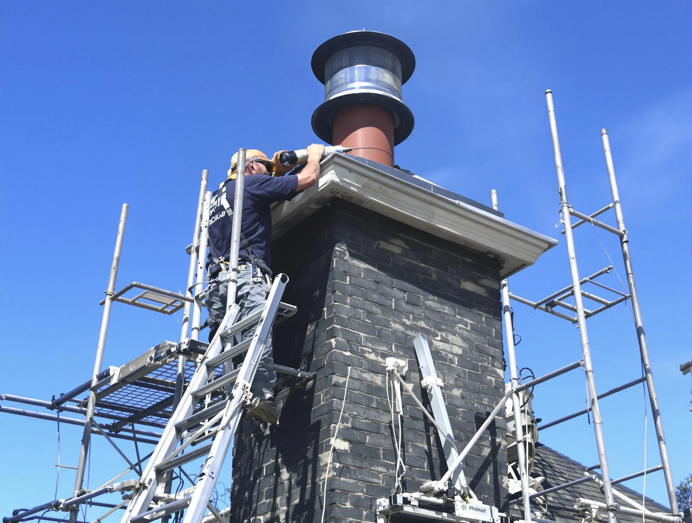 Sturdy chimney crown finished by Hyrum Chimney Sweep in Hyrum, UT