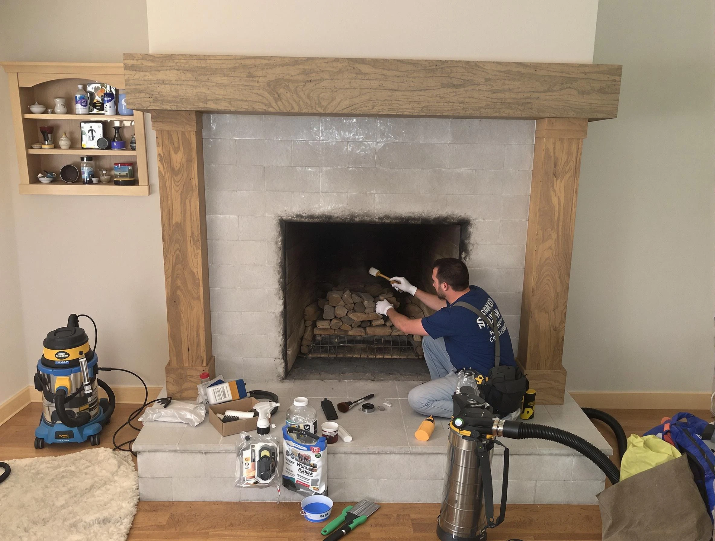 Detailed creosote removal process by Hyrum Chimney Sweep in Hyrum, UT